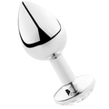 SECRETPLAY - Analplugg Aluminium Transparent 7 cm