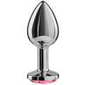 SECRETPLAY - Analplugg Aluminium Fuchsia 8 cm