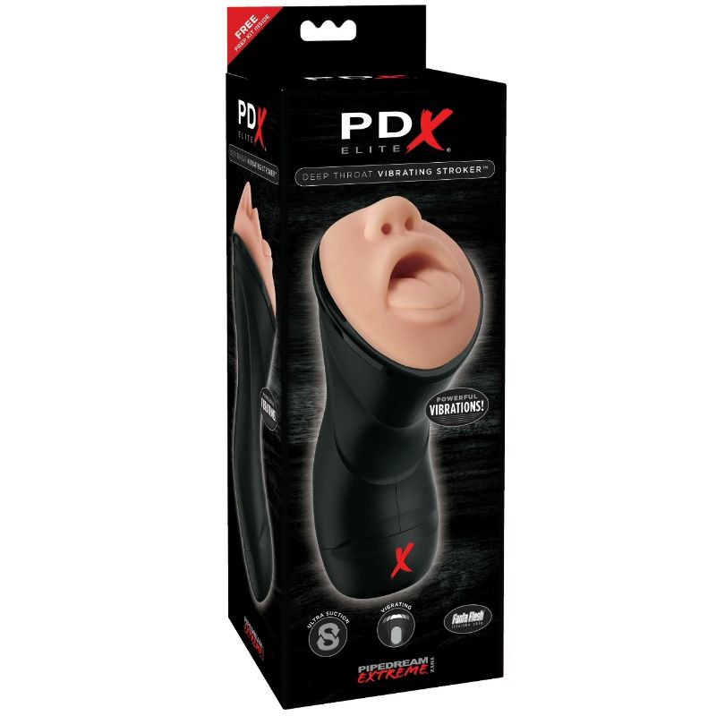 PDX ELITE - Deep Throat Vibrerende Munn-masturbator