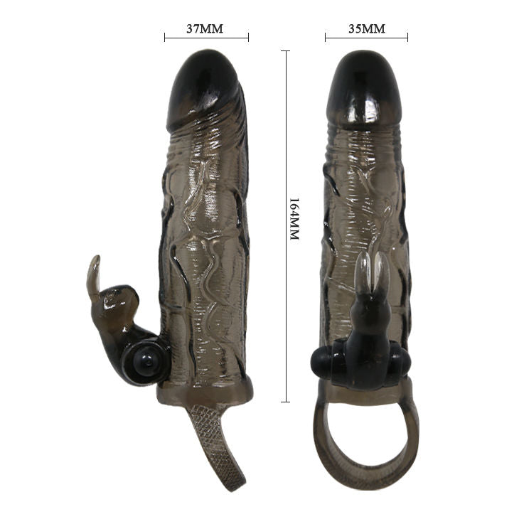 BAILE - Brave Man Penishylse Sort 16,5 cm