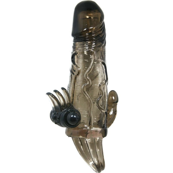 BAILE - Brave Man Stimulation Penisforlenger Sort 16,5 cm