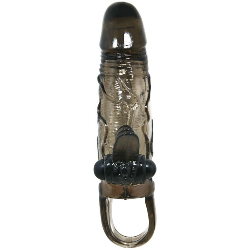 BAILE - Brave Man Stimulation Penisforlenger Sort 16,5 cm