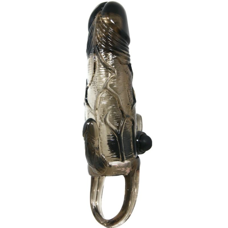 BAILE - Brave Man Stimulation Penisforlenger Sort 16,5 cm