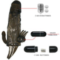 BAILE - Brave Man Stimulation Penisforlenger Sort 16,5 cm