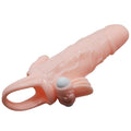BAILE - Brave Man Penishylse med klitoris- og analstimulering Hud 16,5 cm