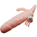 BAILE - Brave Man Penishylse med klitoris- og analstimulering Hud 16,5 cm