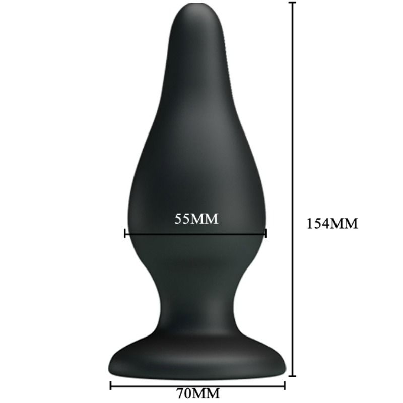 PRETTY LOVE - Ergonomisk analplugg i silikon 15,4 cm