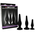 PRETTY LOVE - Silikon Analplugg-sett for Nybegynnere
