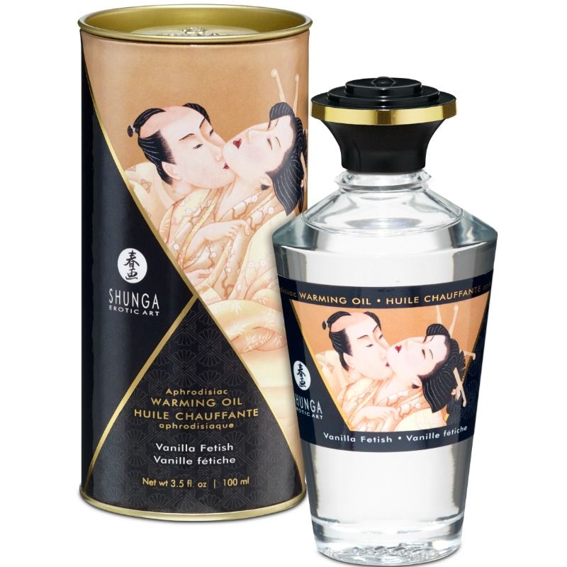 SHUNGA - Varmende massasjeolje Vanilje 100 ml