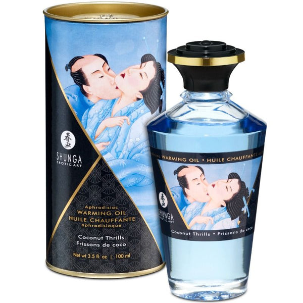 SHUNGA - Varmende massasjeolje Kokos 100 ml