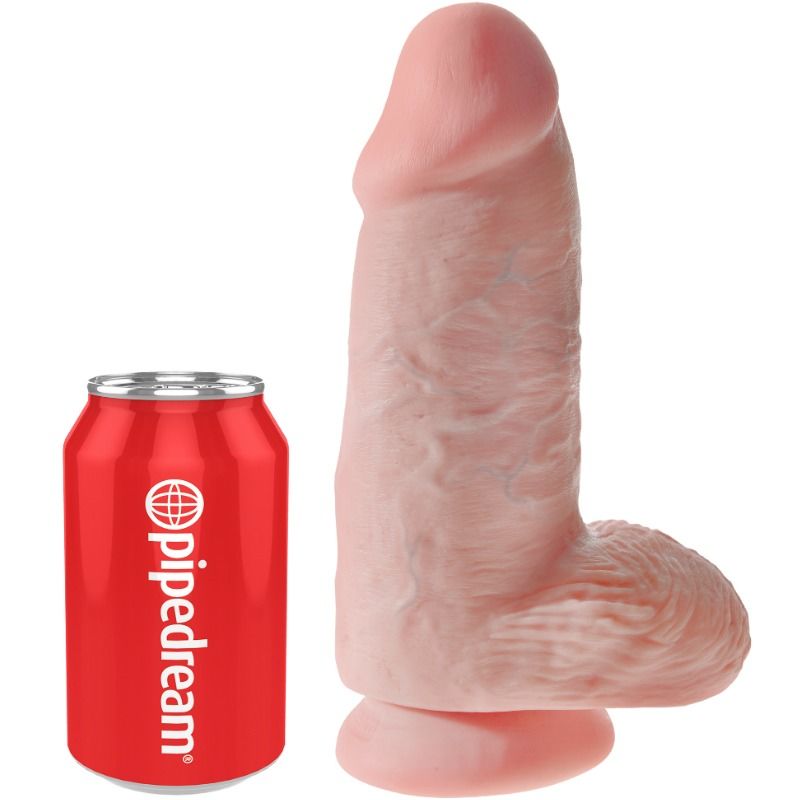KING COCK - Chubby Realistisk Dildo Hud 23 cm