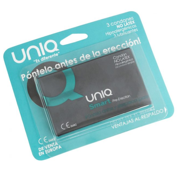 UNIQ - Smart Latex Free Lateksfrie Kondomer 3 stk