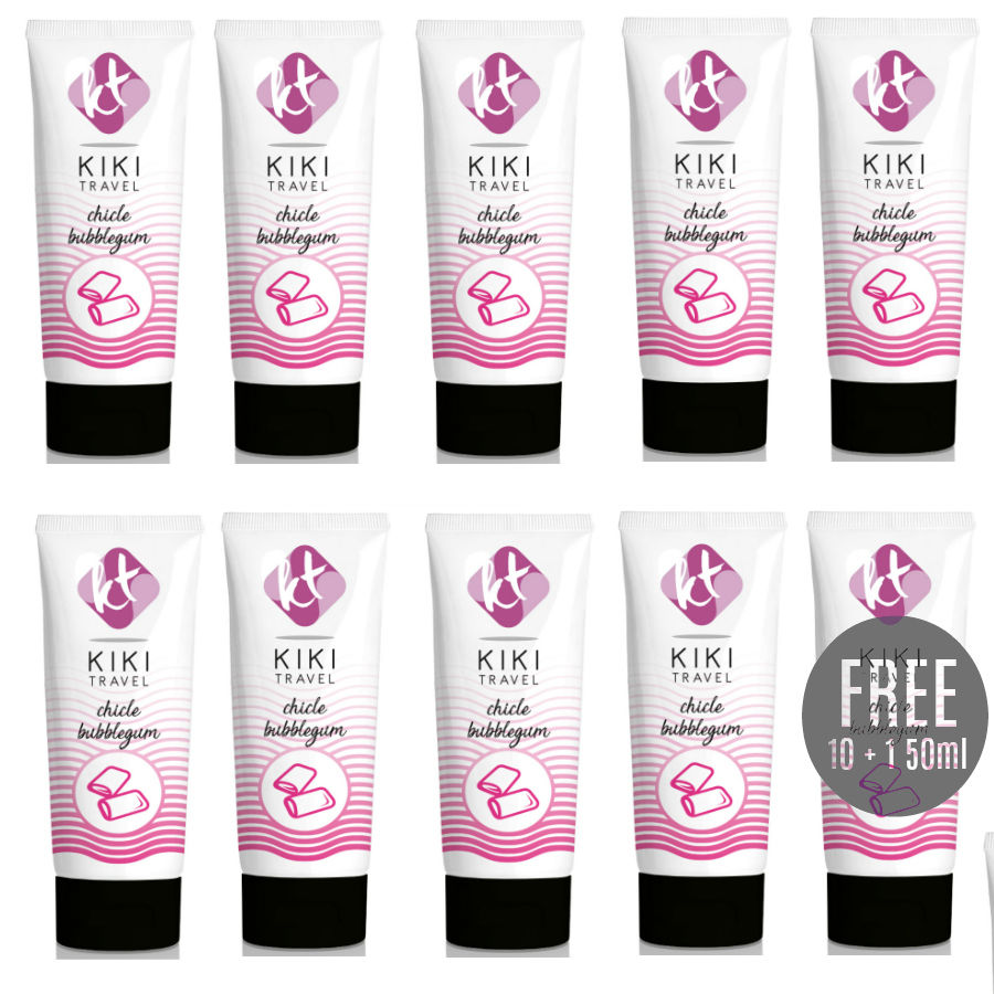 KIKÍ TRAVEL - Glidemiddel med Smak Tyggegummi 50 ml