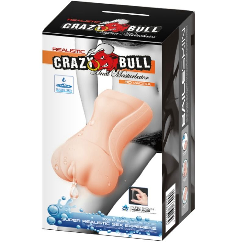 CRAZY BULL - Water Skin Selvsmurende Vagina-masturbator