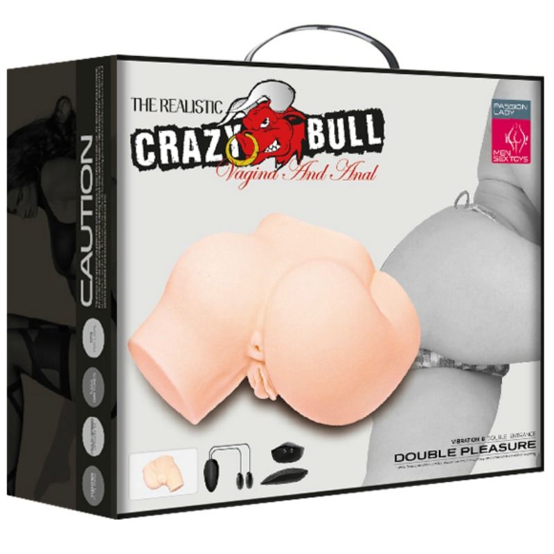 CRAZY BULL - Butt Realistisk Vagina- & Anus-masturbator