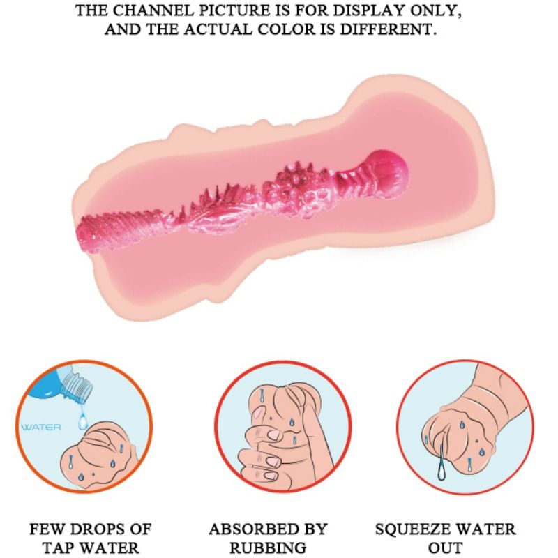 CRAZY BULL - Water Skin Masturbator med vagina