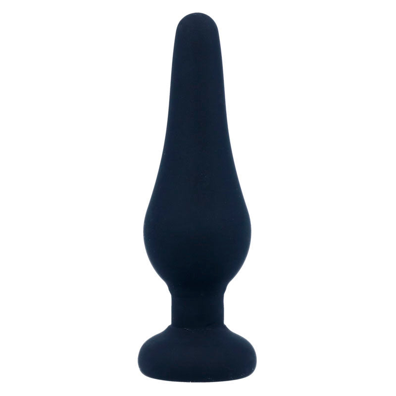 INTENSE - Analplugg Pipo S Sort Silikon 9,8 cm
