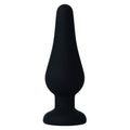 INTENSE - Analplugg Pipo M Sort Silikon 11 cm