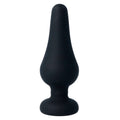 INTENSE - Analplugg Pipo L Sort Silikon 13 cm