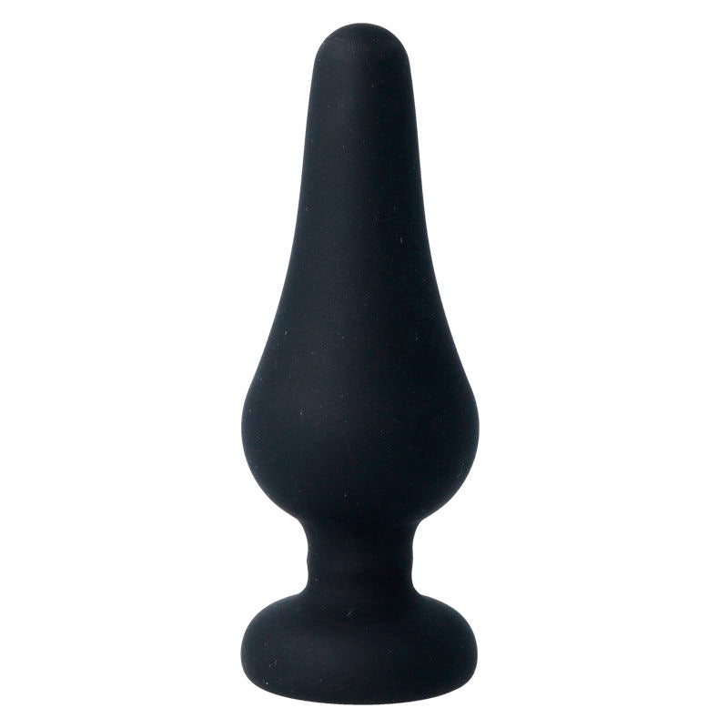 INTENSE - Analplugg Pipo L Sort Silikon 13 cm