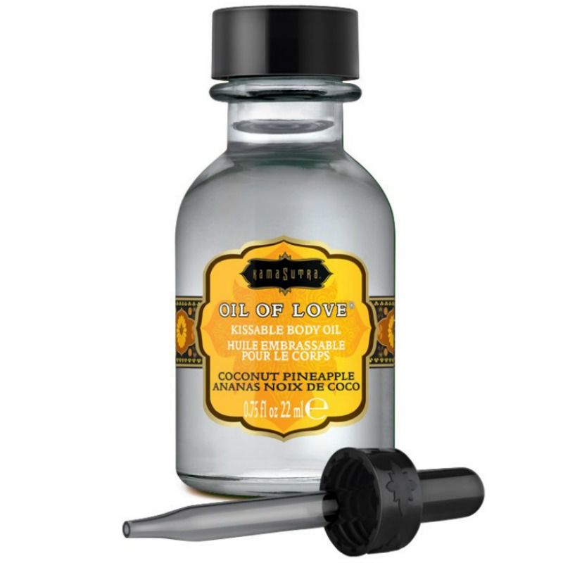 KAMASUTRA - Spiselig olje Kokos og ananas 22 ml