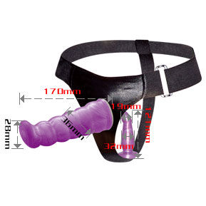BAILE - Female Vaginal Strap-on-sett 17 cm