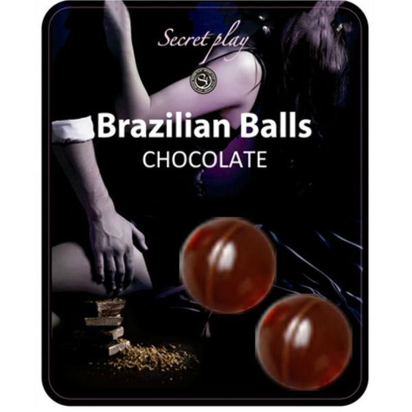 SECRETPLAY - Brazilian Balls Glidemiddelkuler Sjokolade 2 stk