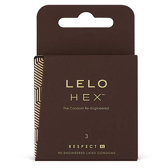 LELO - Hex Respect XL Store Kondomer 3 stk