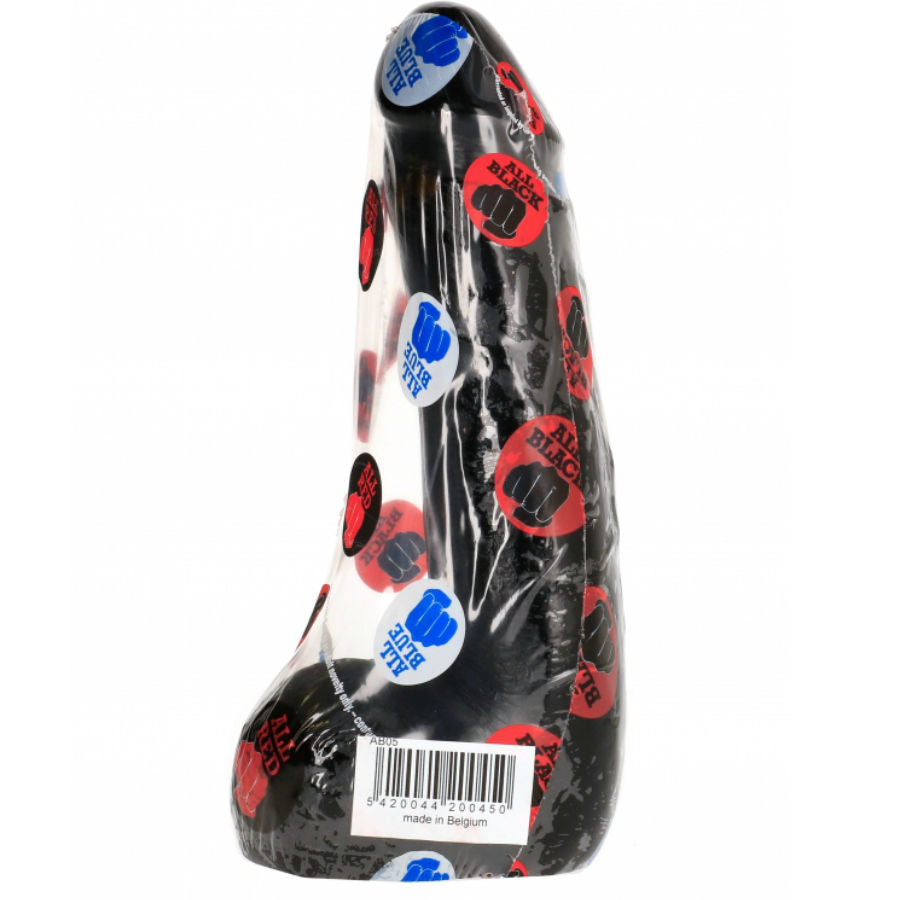 ALL BLACK - Soft Realistisk Analdildo Sort 20 cm