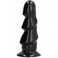 ALL BLACK - Dildo Sort 17 cm