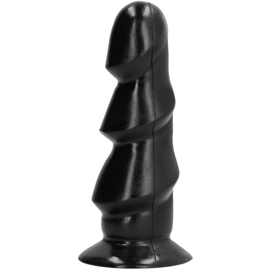 ALL BLACK - Dildo Sort 17 cm