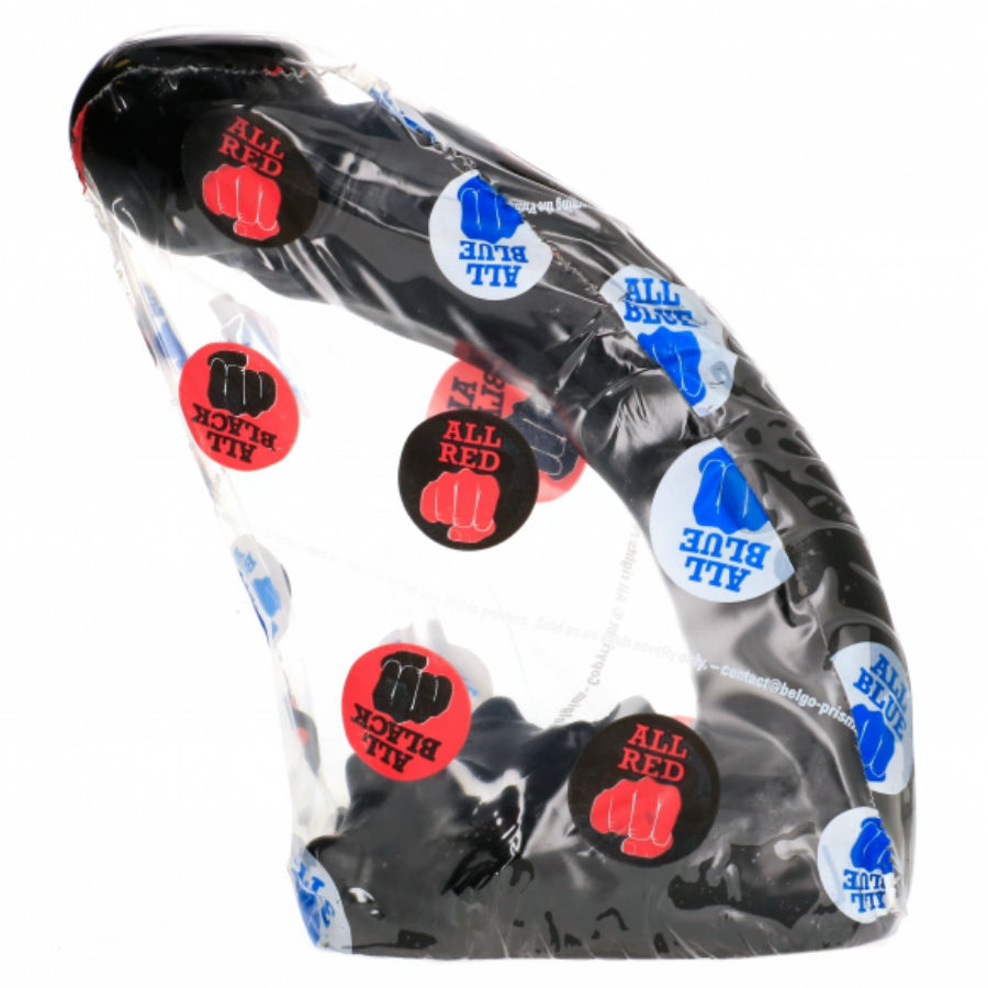 ALL BLACK - Dildo Sort 19 cm (slank)