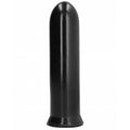 ALL BLACK - Dildo Sort 19 cm (tykk)