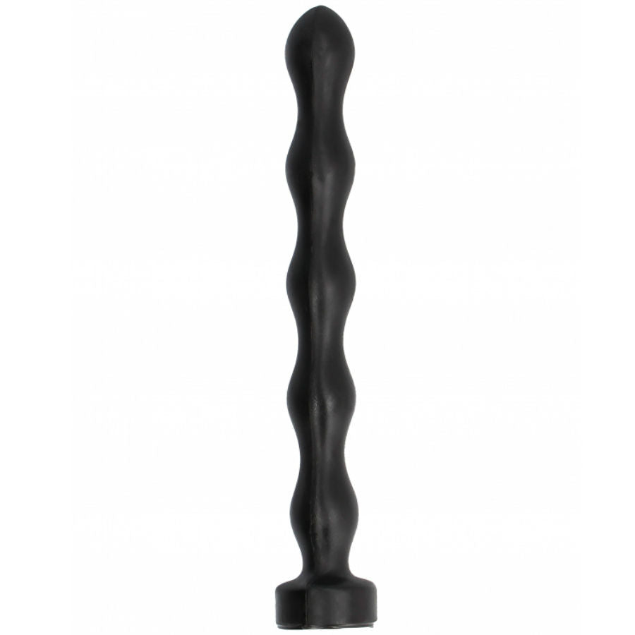 ALL BLACK - Anal Wand med kuler 32 cm