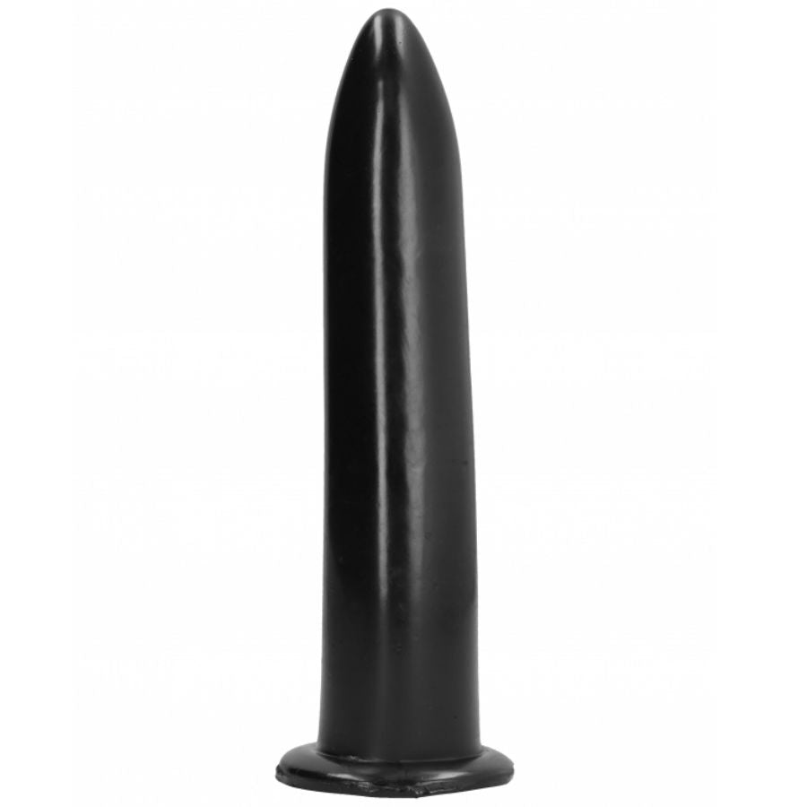ALL BLACK - Dildo Sort 19 cm (anal & vaginal)