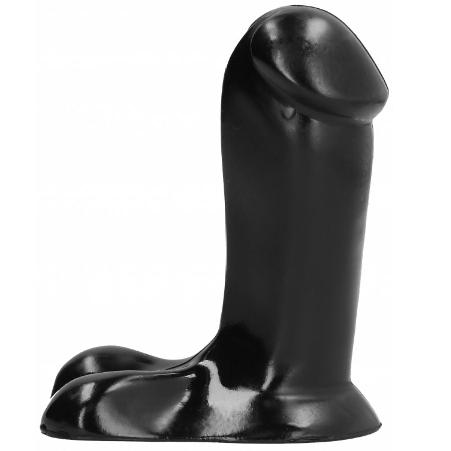 ALL BLACK - Dildo Sort 14 cm