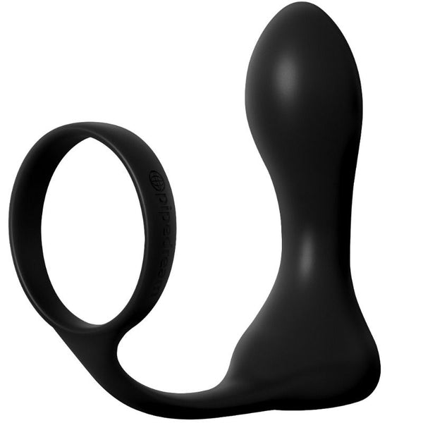 ANAL FANTASY ELITE - Rechargeable Ass-Gasm Pro Penisring med prostataplugg