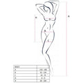 PASSION - Bodystocking i kjolestil Rød One Size
