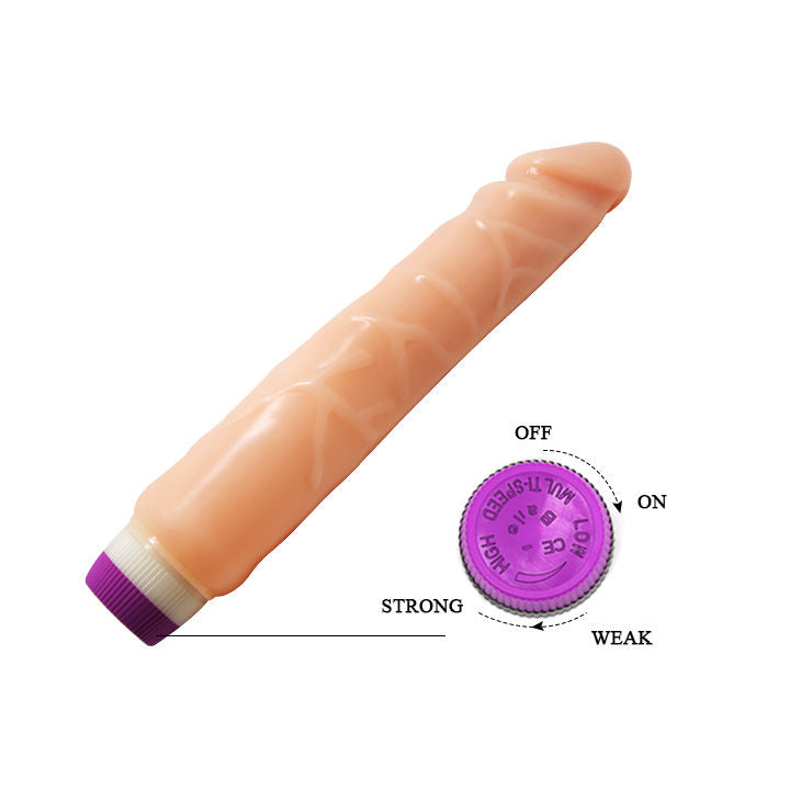 BAILE - Waves of Pleasure Realistisk Vibrator 25,5 cm