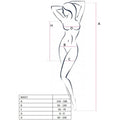 PASSION - Bodystocking i kjolestil Sort One Size