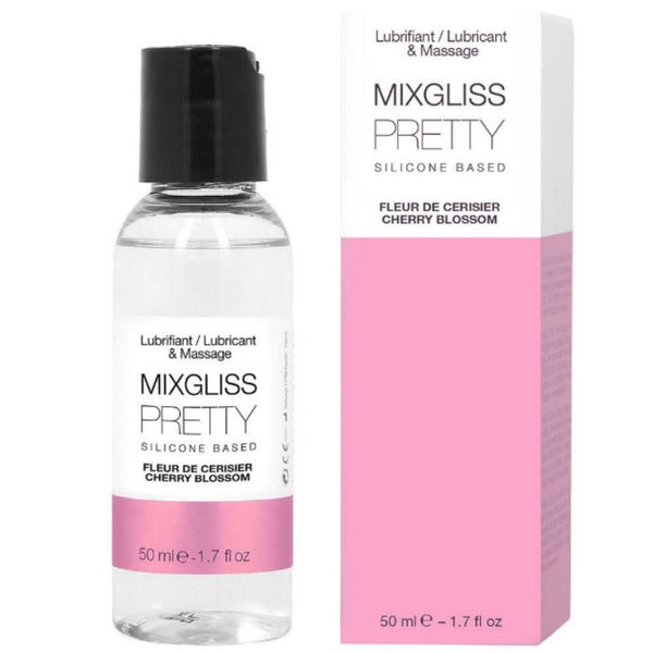 MIXGLISS - Pretty Cherry Blossom Silikonbasert Glidemiddel 50 ml
