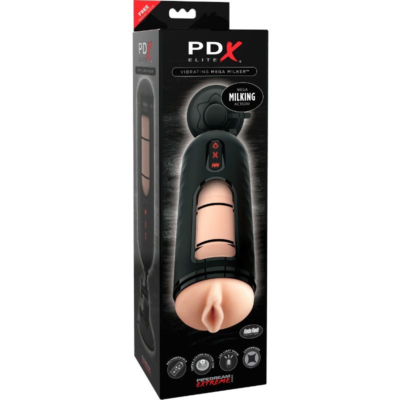 PDX ELITE - Mega Milker Vibrerende Masturbator