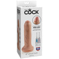 KING COCK - Uncut Realistisk Dildo med Forhud Hud 15 cm
