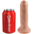 KING COCK - Uncut Realistisk Dildo med Forhud Hud 15 cm