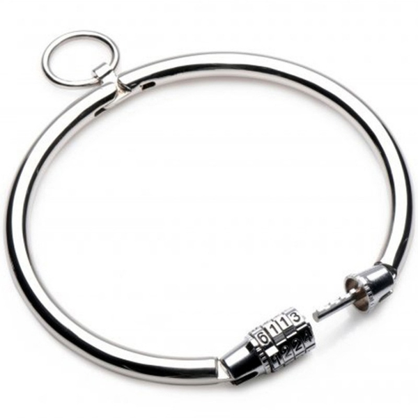 METAL HARD - Metallhalsbånd Kombinasjonslås 13,5 cm