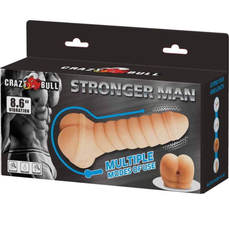 CRAZY BULL - Anal-masturbator 21,8 cm