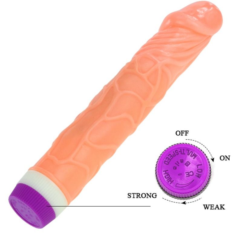 BAILE - Waves of Pleasure Realistisk Vibrator 22,5 cm