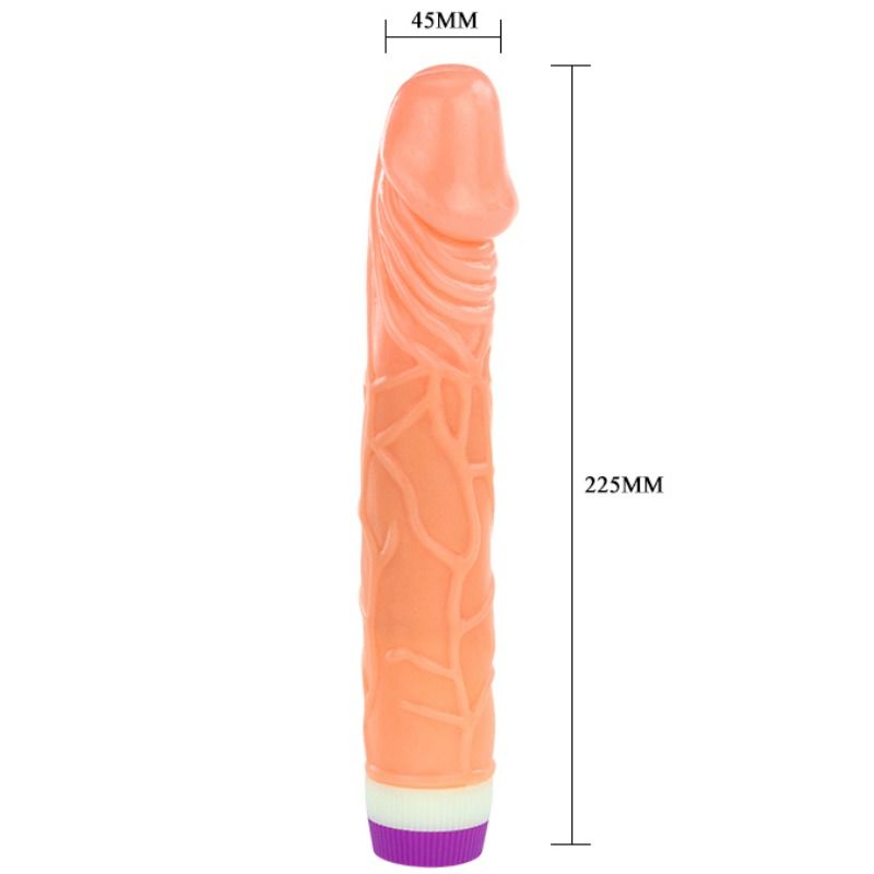 BAILE - Waves of Pleasure Realistisk Vibrator 22,5 cm