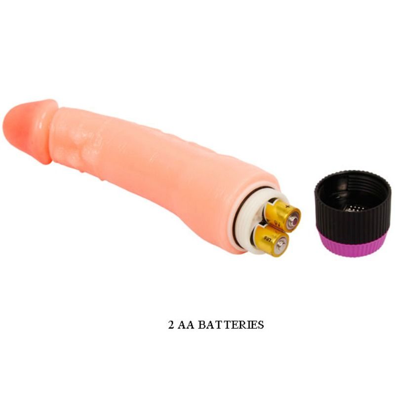 BAILE - Natural Fleksibel Realistisk Vibrator 24 cm