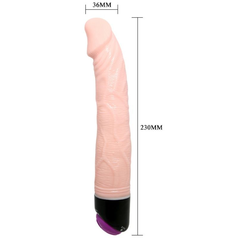 BAILE - Adour Club Realistisk Vibrator 23 cm Hudfarge